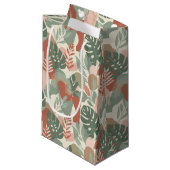 Modern Organic Abstract Harmony Seamless Pattern Klein Cadeauzakje (Voorkant Gekanteld)