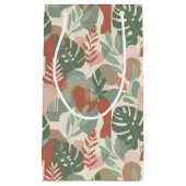 Modern Organic Abstract Harmony Seamless Pattern Klein Cadeauzakje (Voorkant)