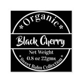 Modern Organic Beauty productlabel Zelfinktende Stempel (Design)