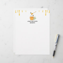 Modern Organic Honey Boerderij Briefhoofd