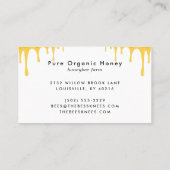 Modern Organic Honey Boerderij Visitekaartje (Achterkant)