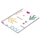 MODERN ORGANIC SHAPES NOTITIEBOEK (Linkerzijde)