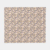 Modern Organic Terrazzo | Abstract Stone Mosaic Fleece Deken (Voorkant (Horizontaal))