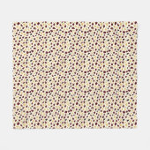 Modern Organic Terrazzo | Abstract Stone Mosaic Fleece Deken (Voorkant (Horizontaal))