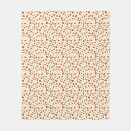 Modern Organic Terrazzo | Abstract Stone Mosaic Fleece Deken