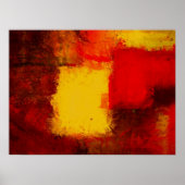 Modern Oriental Abstract Artwork Poster Print (Voorkant)
