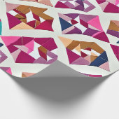 Modern Origami Patchwork Wrapping Papier (Hoek)