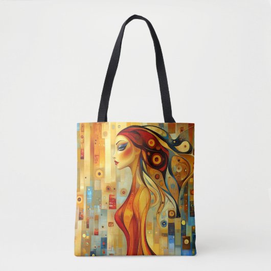 Modern Origineel Unieke Trendy Cool Fantasy Vrouw Tote Bag (Voorkant)