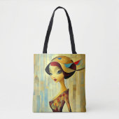 Modern Origineel Unieke Trendy Cool Fantasy Vrouw Tote Bag (Voorkant)