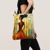 Modern Origineel Unieke Trendy Cool Fantasy Vrouw Tote Bag (Dichtbij)
