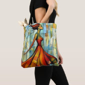 Modern Origineel Unieke Trendy Cool Fantasy Vrouw Tote Bag (Dichtbij)