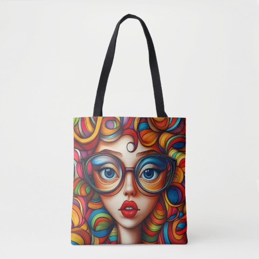 Modern Origineel Unieke Trendy Cool Fantasy Vrouw Tote Bag (Voorkant)