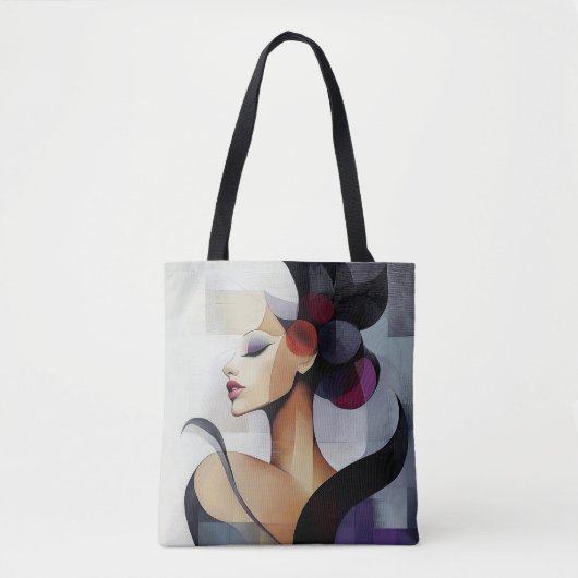 Modern Origineel Unieke Trendy Cool Fantasy Vrouw Tote Bag (Voorkant)