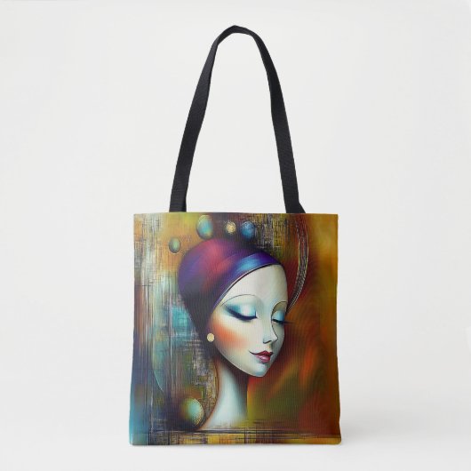 Modern Origineel Unieke Trendy Cool Fantasy Vrouw Tote Bag (Voorkant)