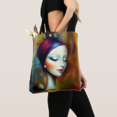 Modern Origineel Unieke Trendy Cool Fantasy Vrouw Tote Bag (Dichtbij)
