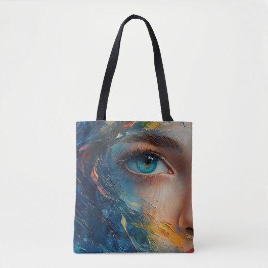 Modern Origineel Unieke Trendy Cool Fantasy Vrouw Tote Bag (Voorkant)