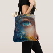 Modern Origineel Unieke Trendy Cool Fantasy Vrouw Tote Bag (Dichtbij)
