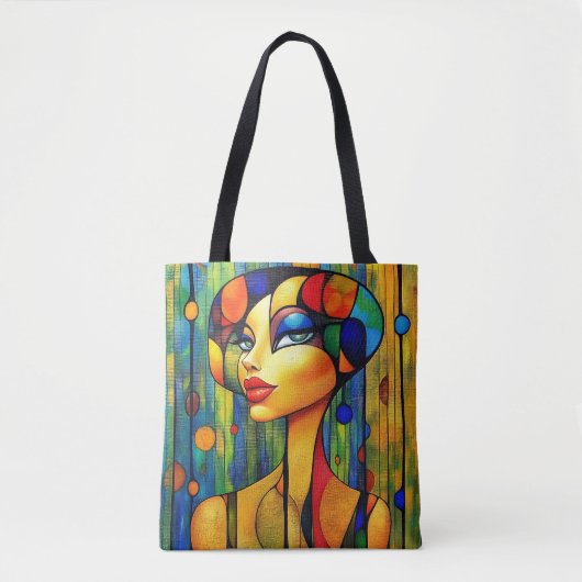 Modern Origineel Unieke Trendy Cool Fantasy Vrouw Tote Bag (Voorkant)