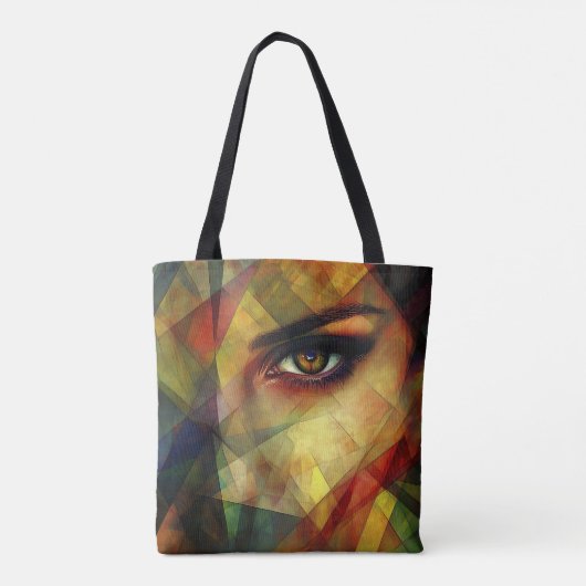 Modern Origineel Unieke Trendy Cool Fantasy Vrouw Tote Bag (Achterkant)