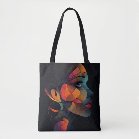 Modern Origineel Unieke Trendy Cool Fantasy Vrouw Tote Bag (Voorkant)