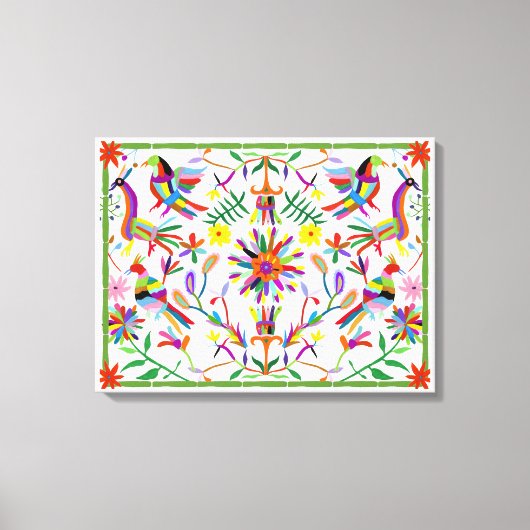Modern Otomi Design II Canvas Afdruk (Voorkant)