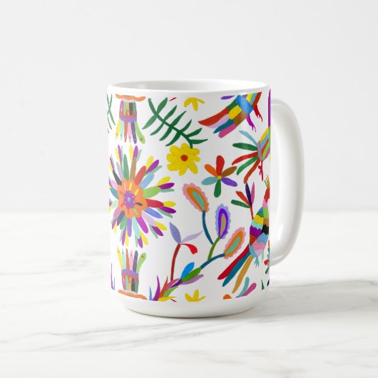 Modern Otomi Design II Koffiemok (Voorkant rechts)