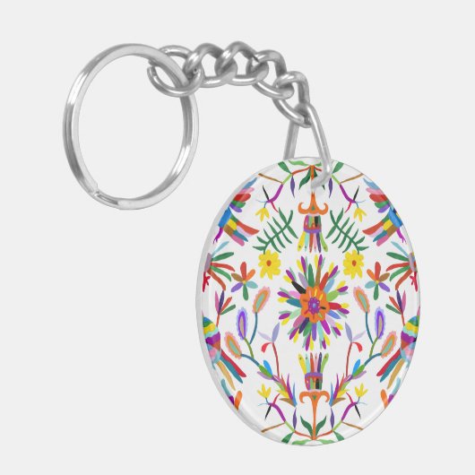 Modern Otomi Design II Sleutelhanger (Voorkant Links)