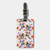 Modern Otomi Design III Bagagelabel (Voorkant verticaal)