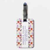 Modern Otomi Design III Bagagelabel (Achterkant verticaal)