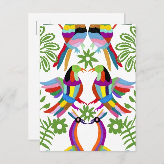 Modern Otomi Design III Briefkaart (Voorkant / Achterkant)