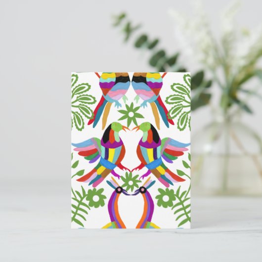 Modern Otomi Design III Briefkaart (Staand voorkant)