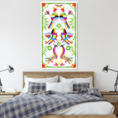 Modern Otomi Design III Canvas Afdruk (Insitu (Slaapkamer))