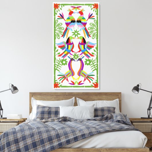 Modern Otomi Design III Canvas Afdruk (Insitu (Slaapkamer))