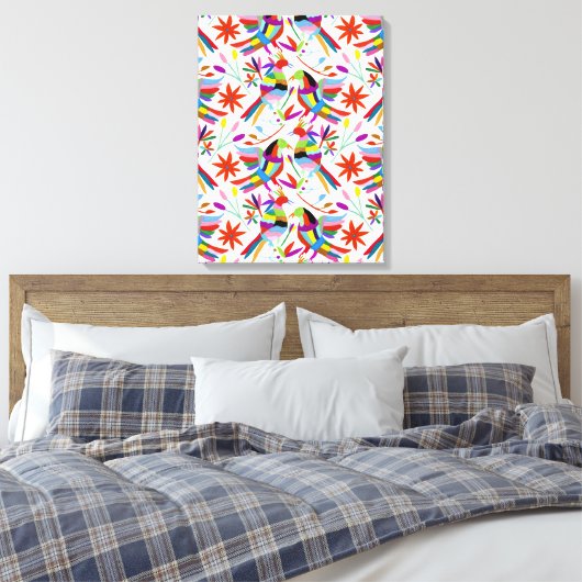 Modern Otomi Design III Canvas Afdruk (Insitu (Slaapkamer))