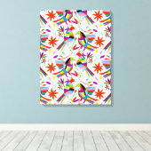 Modern Otomi Design III Canvas Afdruk (Insitu (Houten vloer))