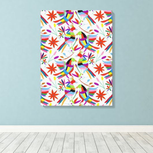 Modern Otomi Design III Canvas Afdruk (Insitu (Houten vloer))