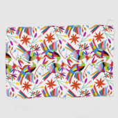 Modern Otomi Design III Golfhanddoek (Horizontaal)