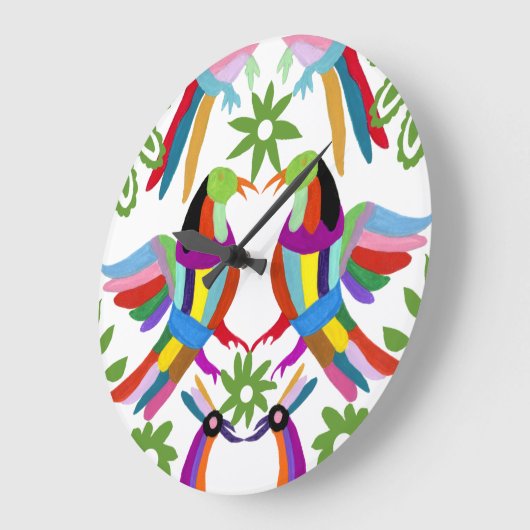 Modern Otomi Design III Grote Klok (Hoek)