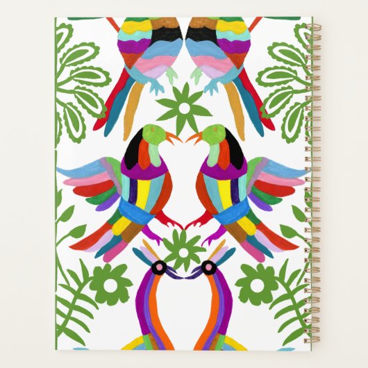 Modern Otomi Design III Planner (Achterkant)