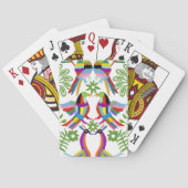 Modern Otomi Design III Pokerkaarten (Achterkant)