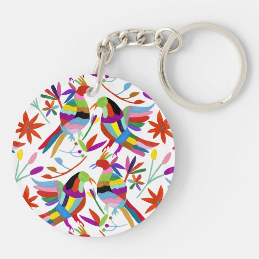 Modern Otomi Design III Sleutelhanger (Achterkant)