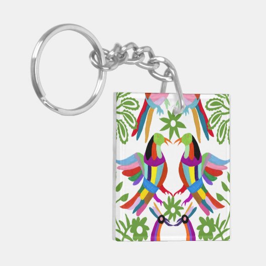 Modern Otomi Design III Sleutelhanger (Voorkant Links)