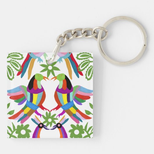 Modern Otomi Design III Sleutelhanger (Achterkant)