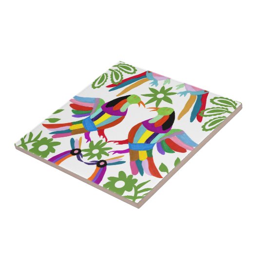 Modern Otomi Design III Tegeltje (Zijkant)