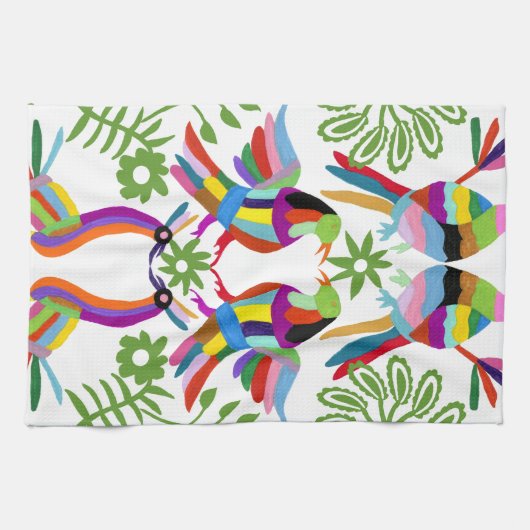 Modern Otomi Design III Theedoek (Horizontaal)