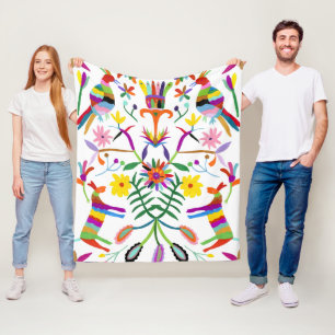 Modern Otomi I Fleece Deken