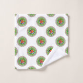 Modern Otomi-ontwerp Bad Handdoek (Wasdoekje)