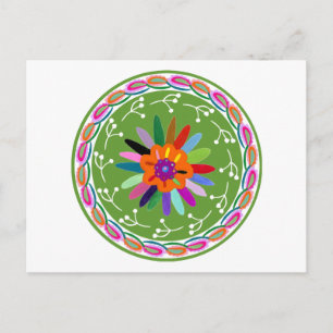 Modern Otomi-ontwerp Briefkaart