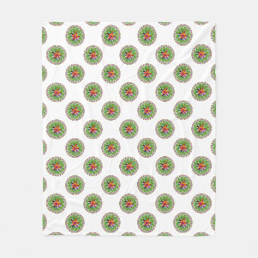 Modern Otomi-ontwerp Fleece Deken (Voorkant)