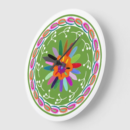 Modern Otomi-ontwerp Grote Klok (Hoek)